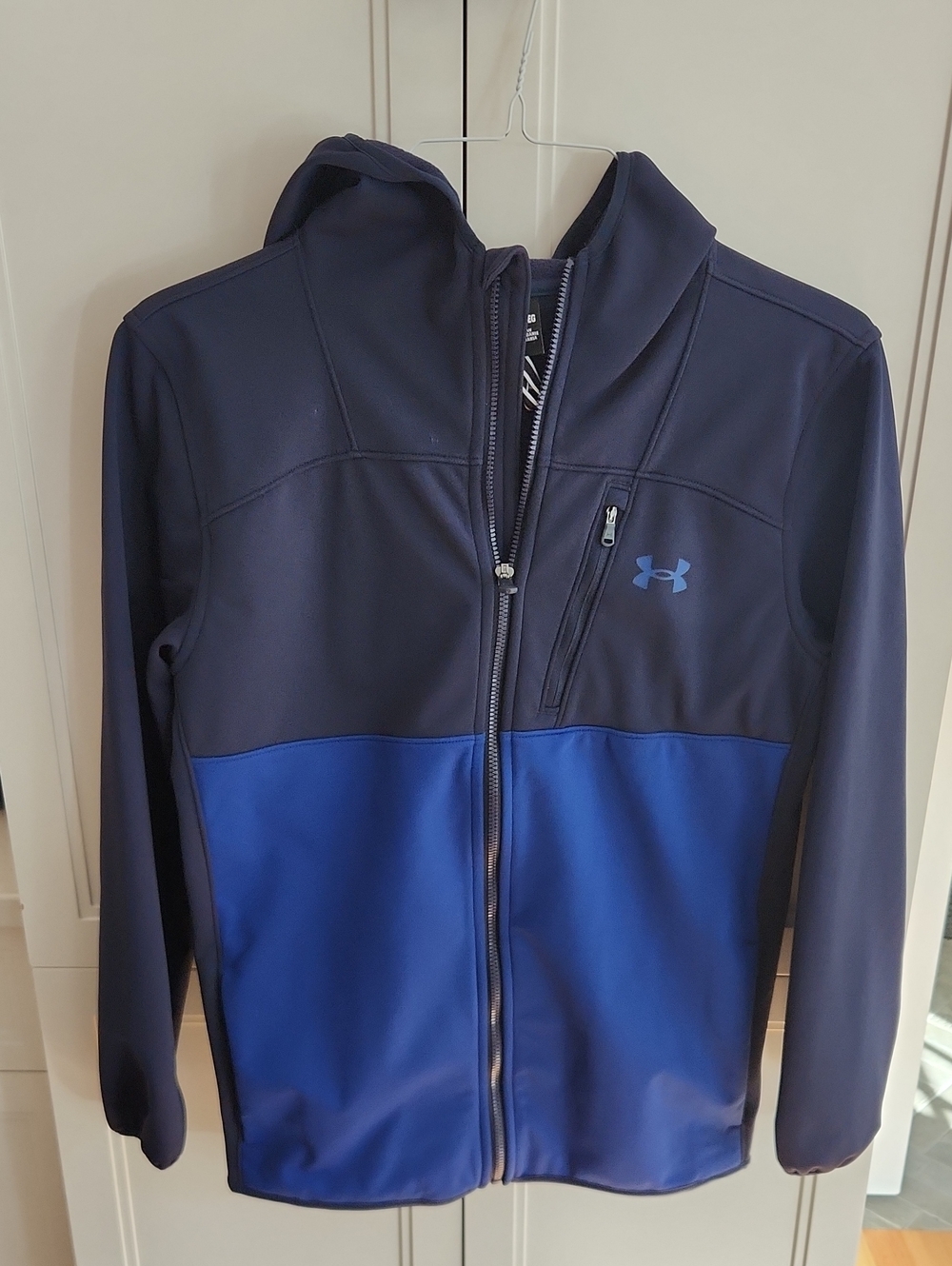 Under Armour Youth Navy & Royal Blue Full-Zip Performance Jacket